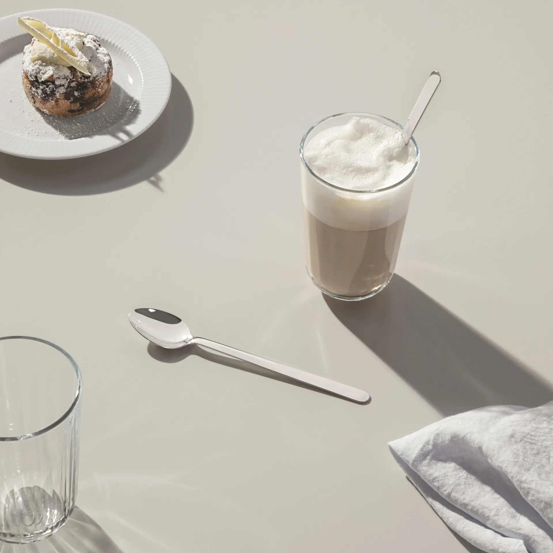 Legio Nova café latté spoon 4 pieces, stainless steel Eva Solo