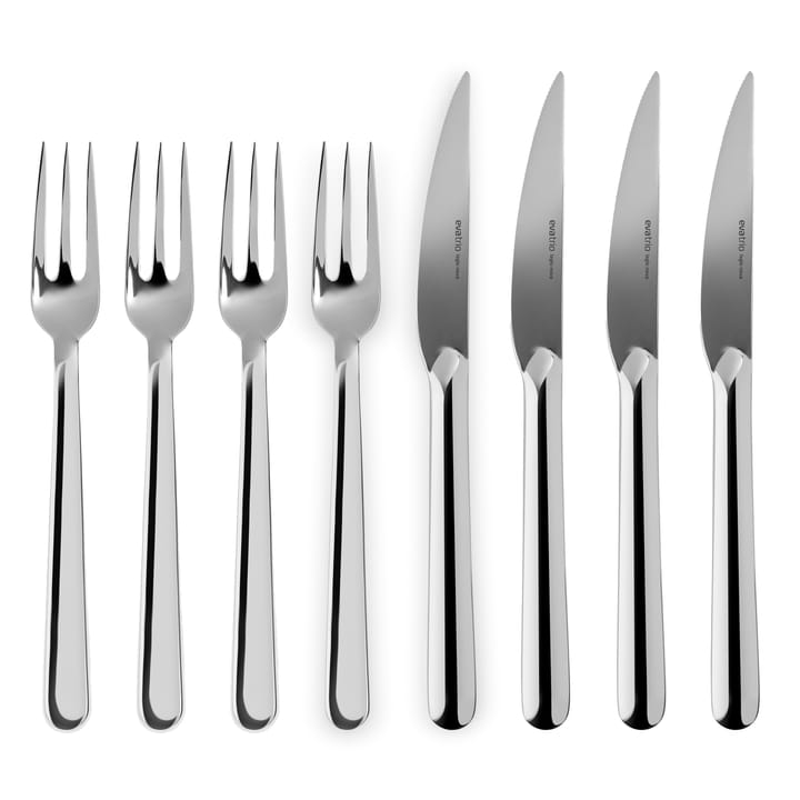 Legio Nova grill cutlery 8 pieces, stainless steel Eva Solo
