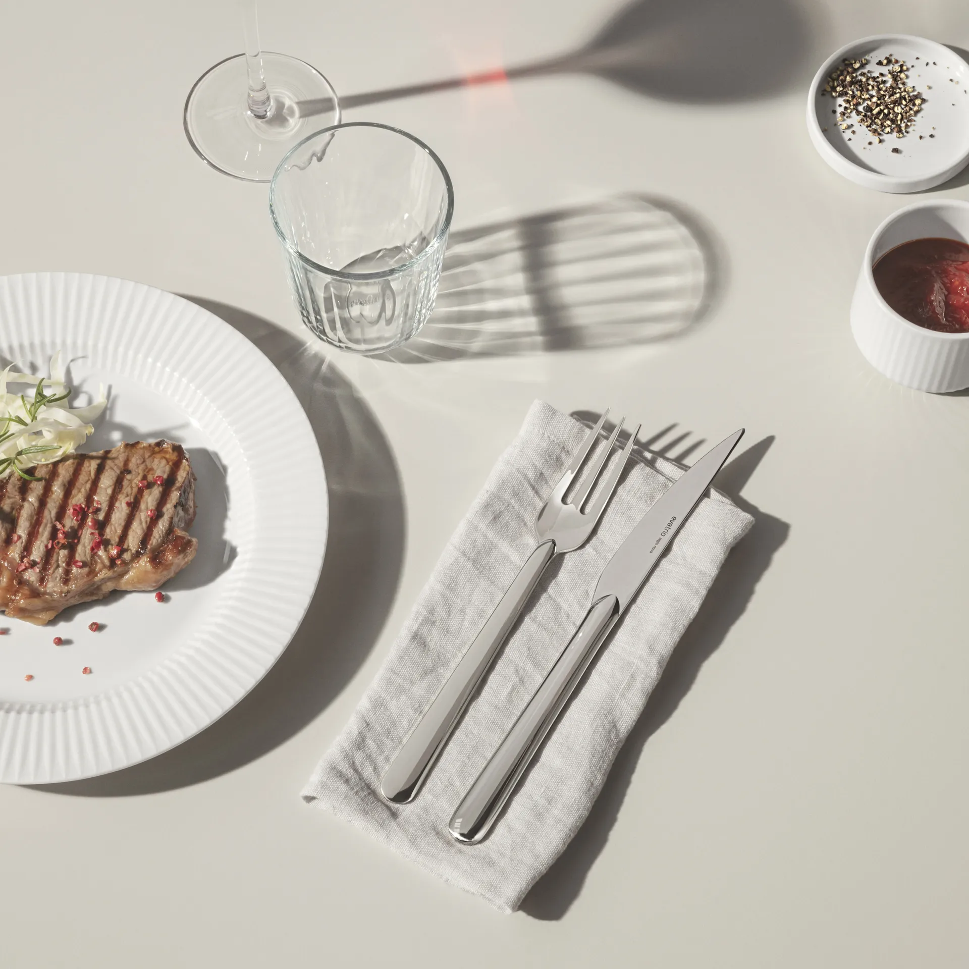Legio Nova grill cutlery 8 pieces, stainless steel Eva Solo
