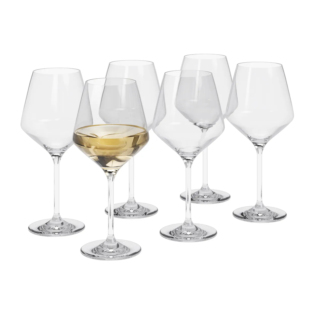 Eva Solo Legio Nova white wine glass 38 cl 6-pack | Scandinavian Design | Wine glasses | Transparent