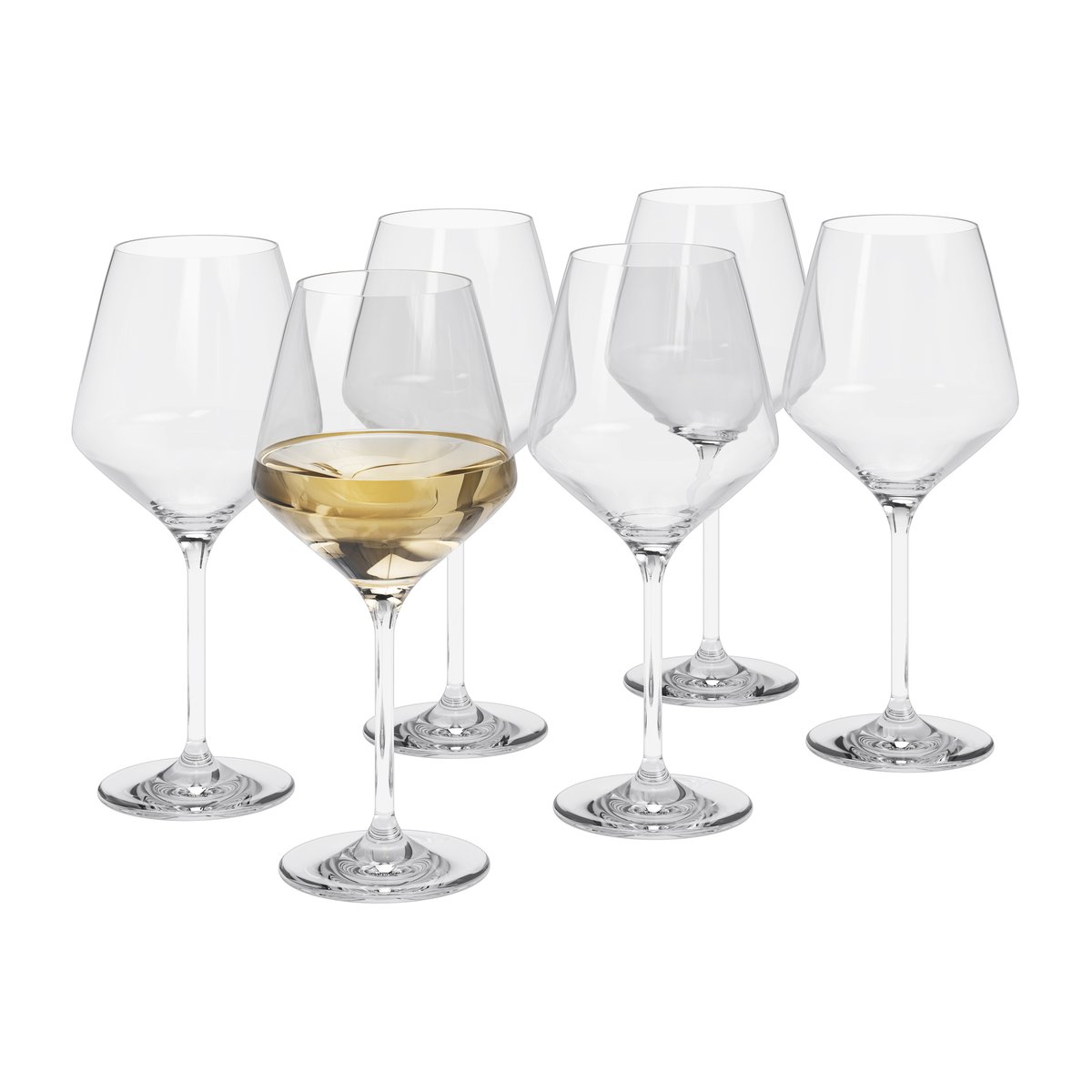 Eva Solo Legio Nova white wine glass 38 cl 6-pack | Scandinavian Design | Wine glasses | Transparent