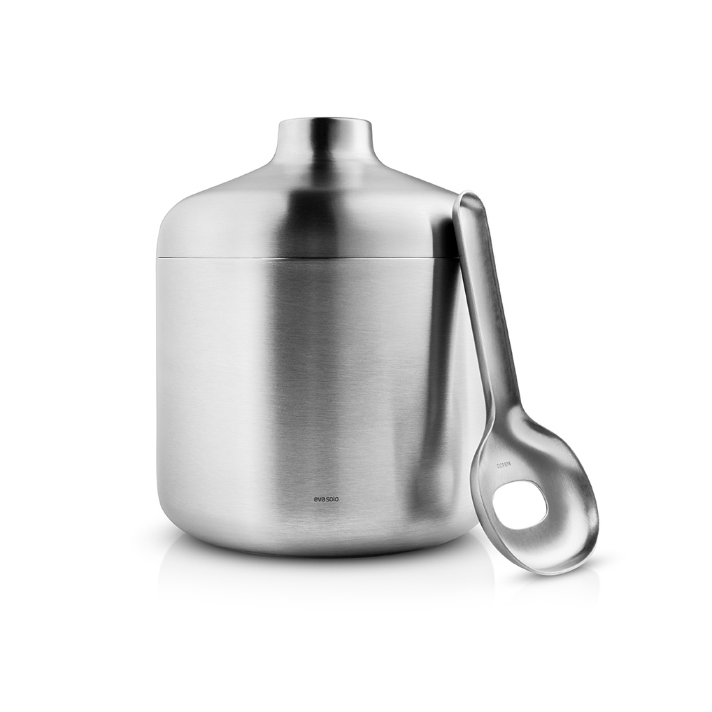 Eva Solo Liquid lounge ice bucket with spoon 1.4 l Brushed steel