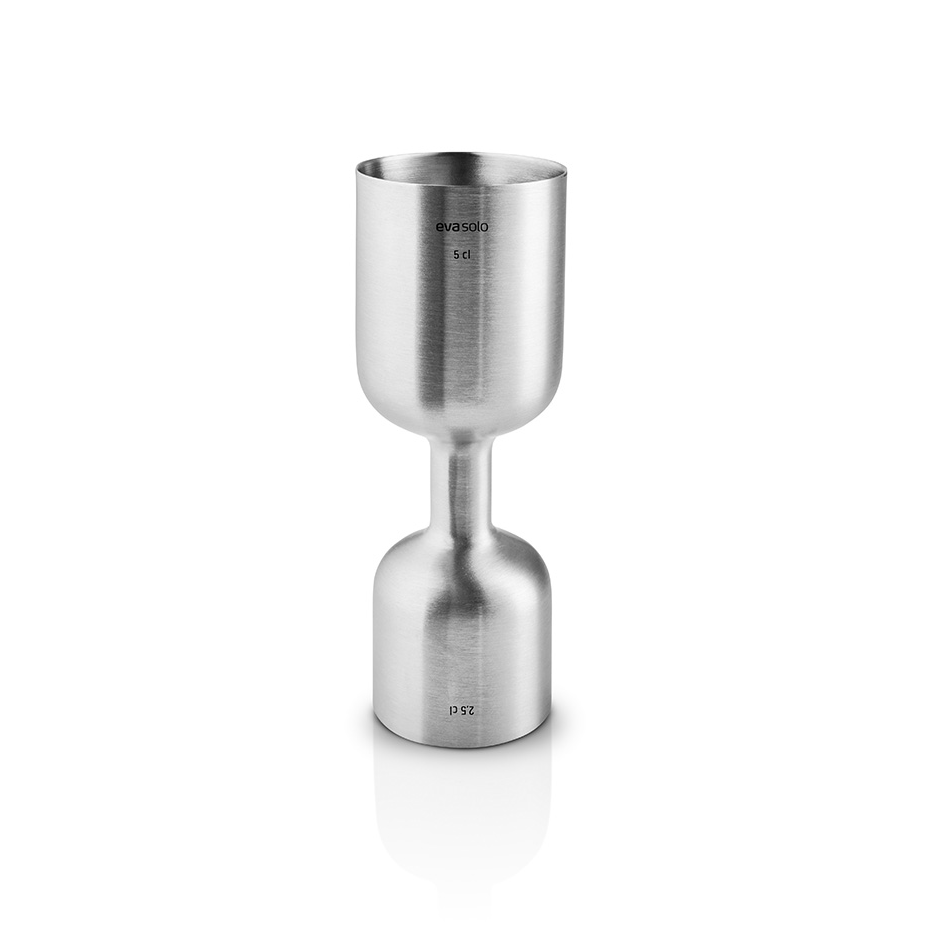 Eva Solo Liquid lounge measuring glass 5 cl Brushed steel