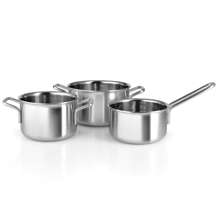 Stainless steel pot set by Eva Trio in our shop