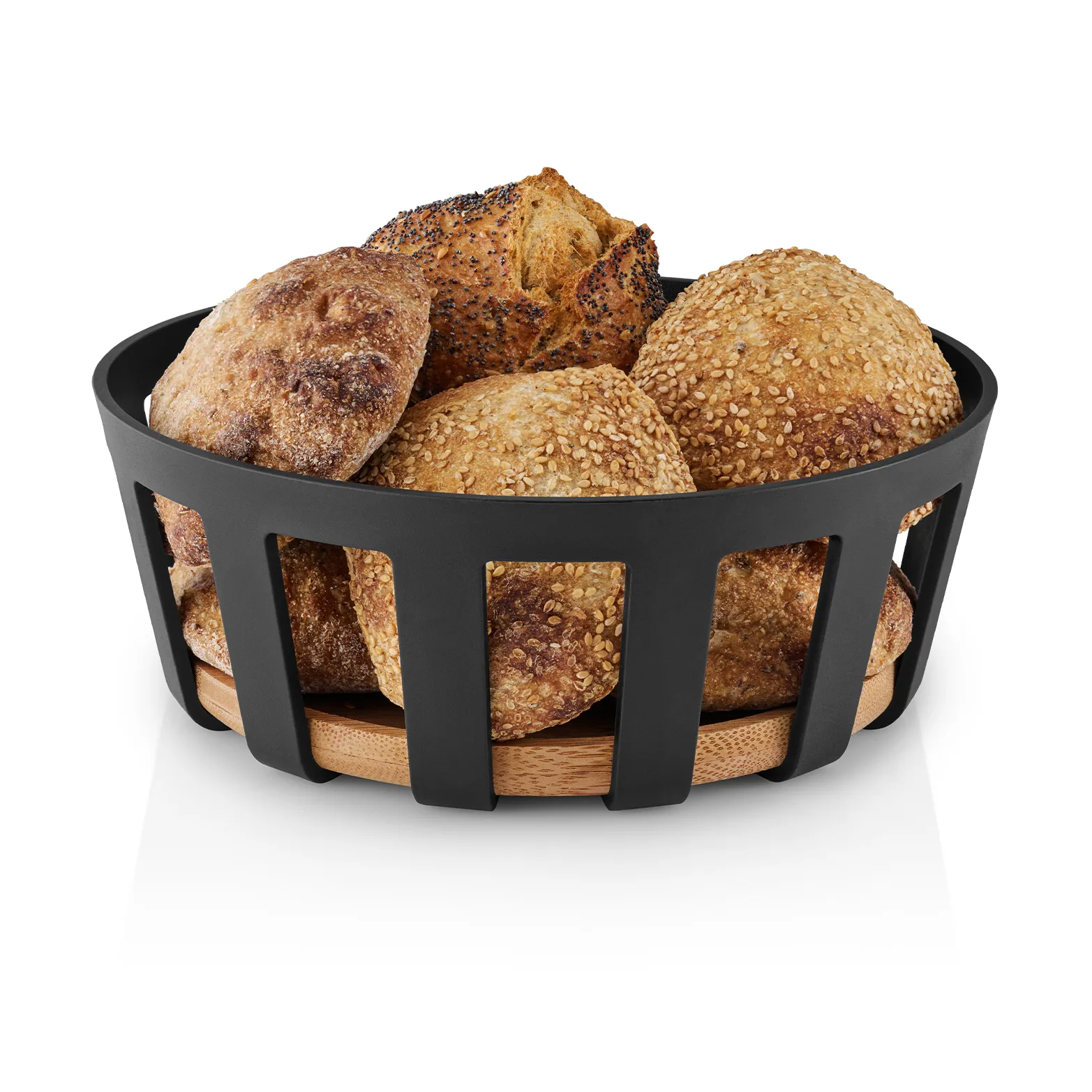 Nordic kitchen bread box, Black, large, Ø24.5 cm Eva Solo