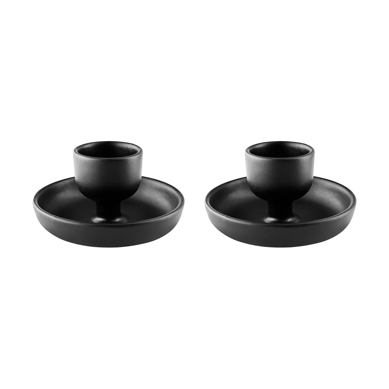 Eva Solo Nordic kitchen egg cup 2-pack Black | Scandinavian Design | Egg cups | Black