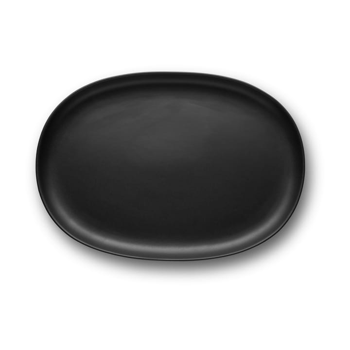 Nordic Kitchen oval serving plate 36 cm - Black - Eva Solo
