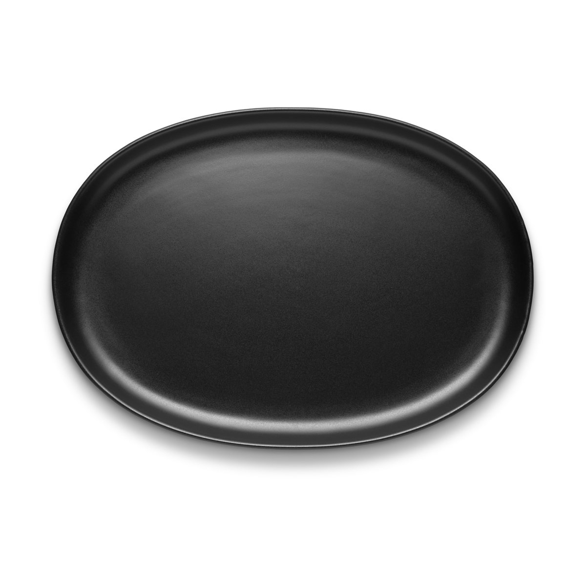 Eva Solo Nordic kitchen plate oval 22x32 cm | Scandinavian Design | Dinner plates | Black