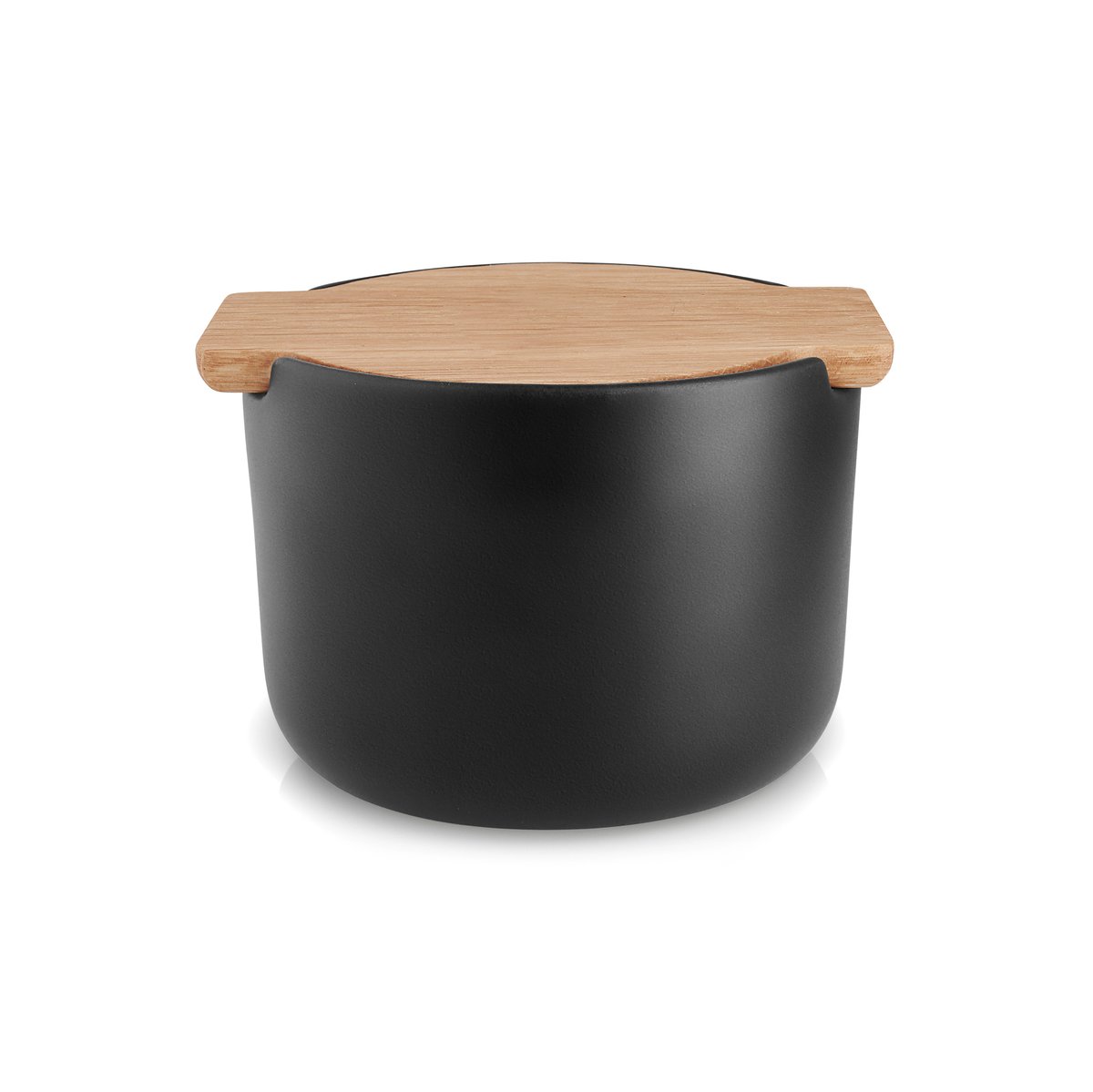 Eva Solo Nordic Kitchen salt jar with lid black | Scandinavian Design | Salt & Pepper shakers | Black