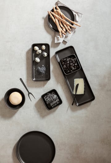 Nordic Kitchen serving platter 12x24 cm - black - Eva Solo