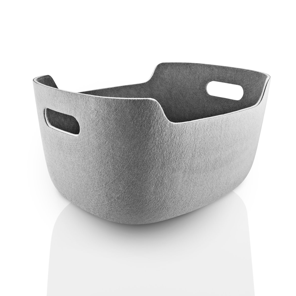Eva Solo Tidy storage basket 48x35x26 cm Tin | Scandinavian Design | Storage baskets | Grey