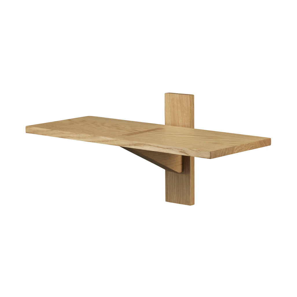 FDB Mobler B100 Soro shelf 24x50 cm oak nature oiled