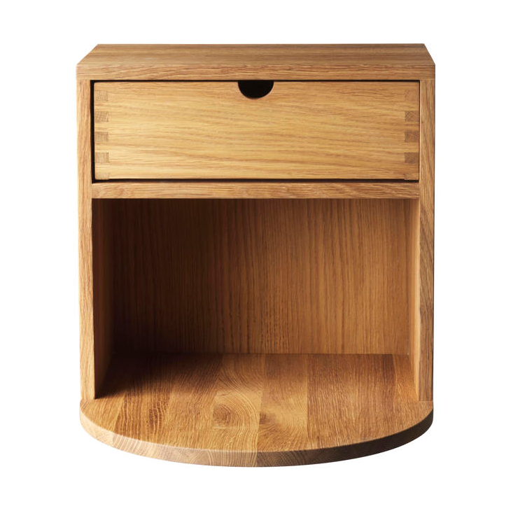 FDB Mobler B99 Radius wall cabinet Oak nature oiled