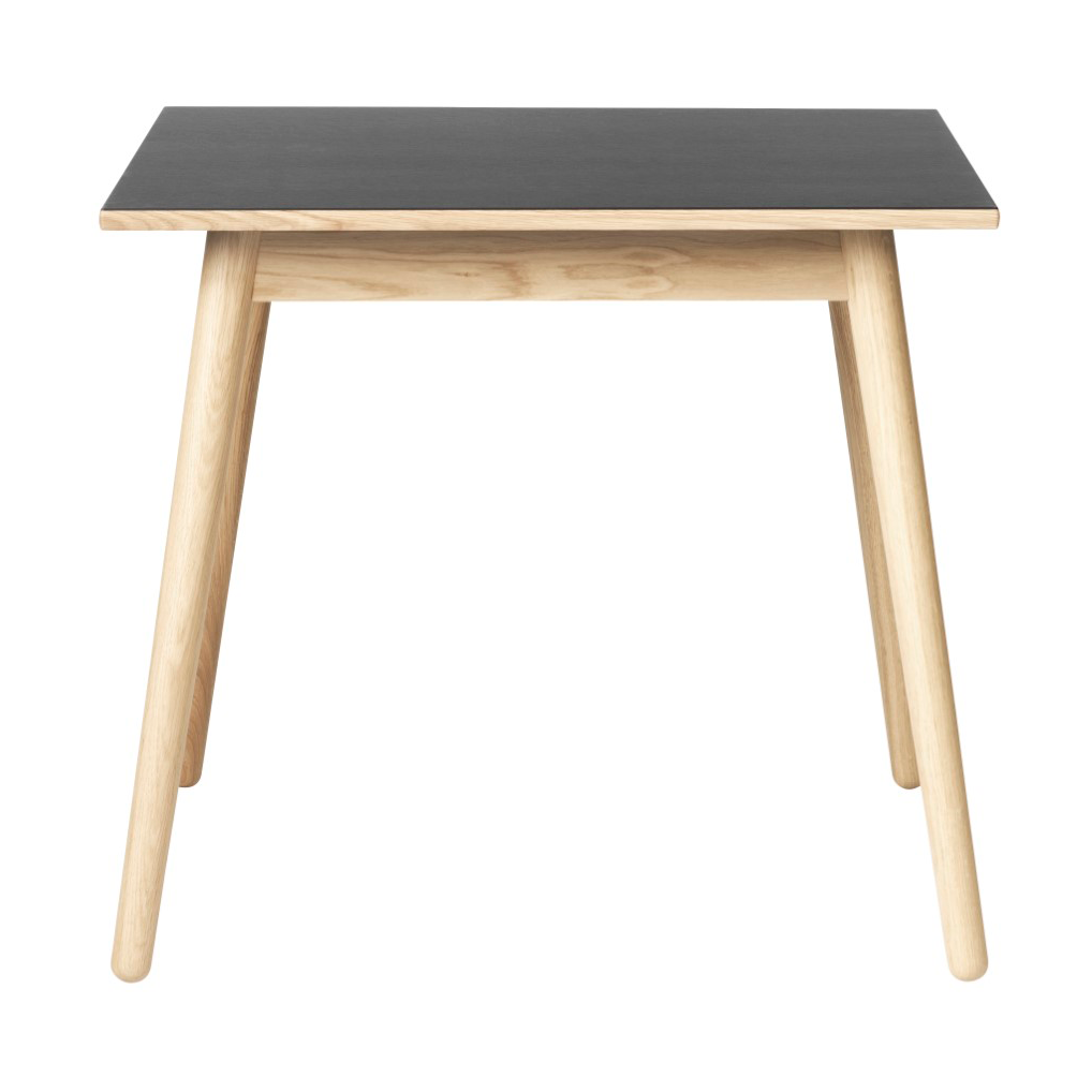 FDB Mobler C35A dining table 82x82 cm Black-oak nature lacquered