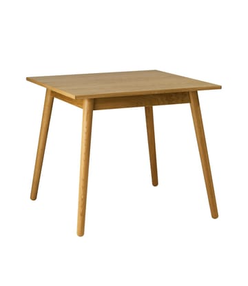 C35A dining table 82x82 cm - Oak nature-oak nature lacquered - FDB Møbler