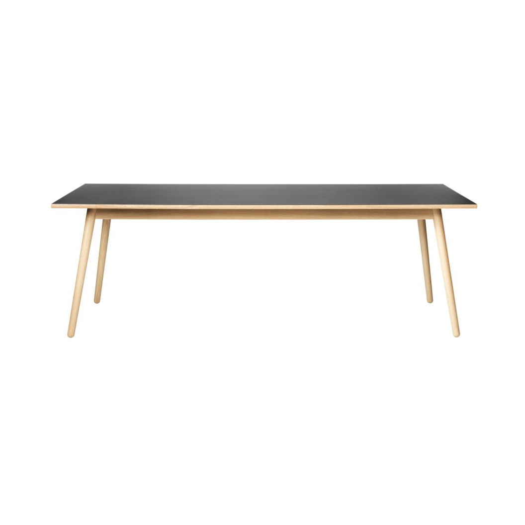 FDB Mobler C35C dining table 95x220 cm Black-oak nature lacquered