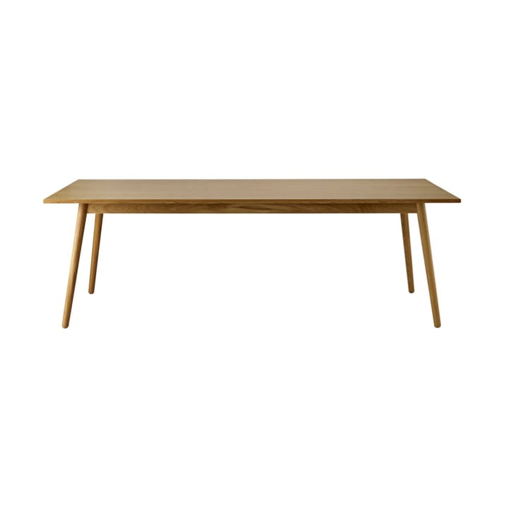 C35C dining table 95x220 cm - Oak nature-oak nature lacquered - FDB Møbler