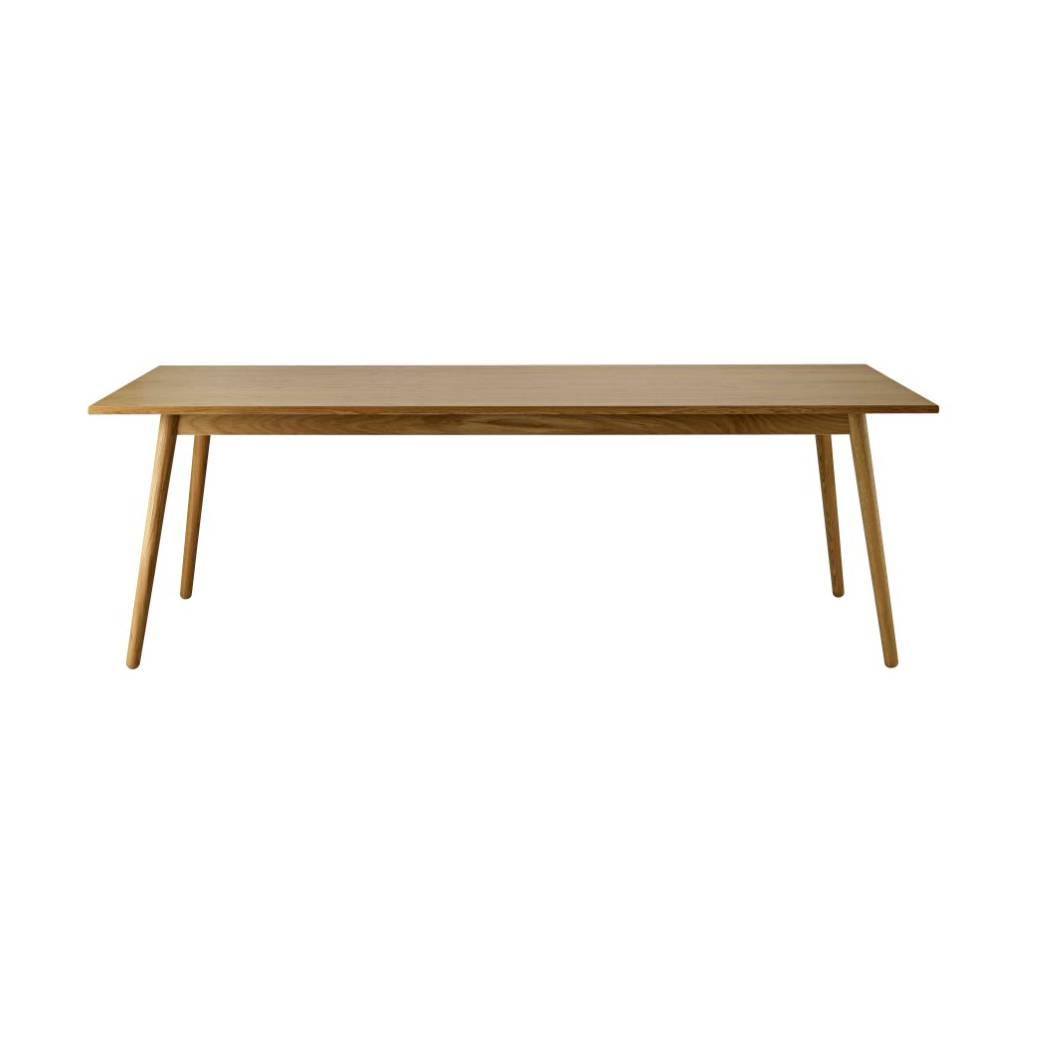 FDB Mobler C35C dining table 95x220 cm Oak nature-oak nature lacquered