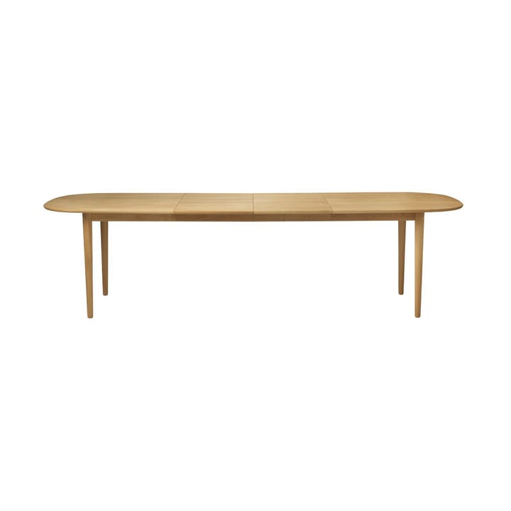 C63E2TIL dining table 2 extension leaves - Oak nature oiled - FDB Møbler