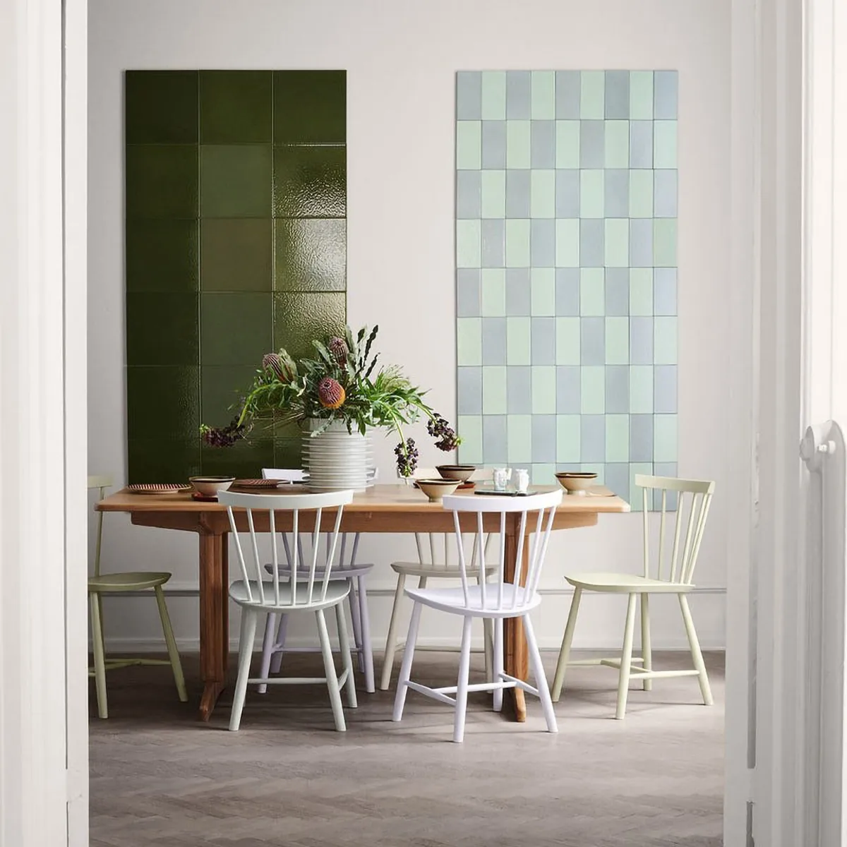 C64 Shaker dining table 90x180 cm, Oak solid oiled FDB Møbler