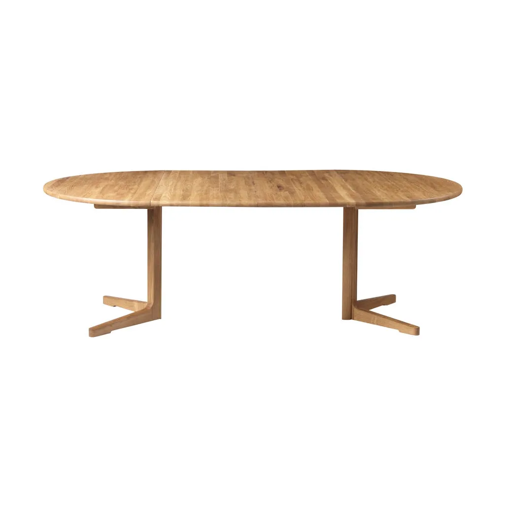 FDB Mobler C69E Ry dining table with 2 extension leaves Oak nature oiled