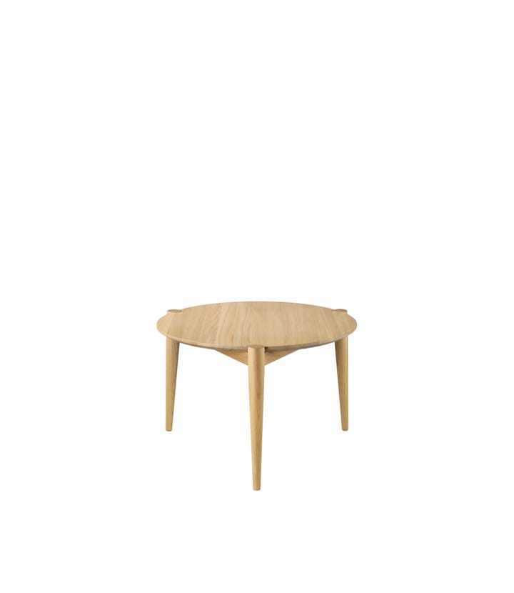 D102 Søs coffee table Ø55 cm, Oak nature lacquered FDB Møbler