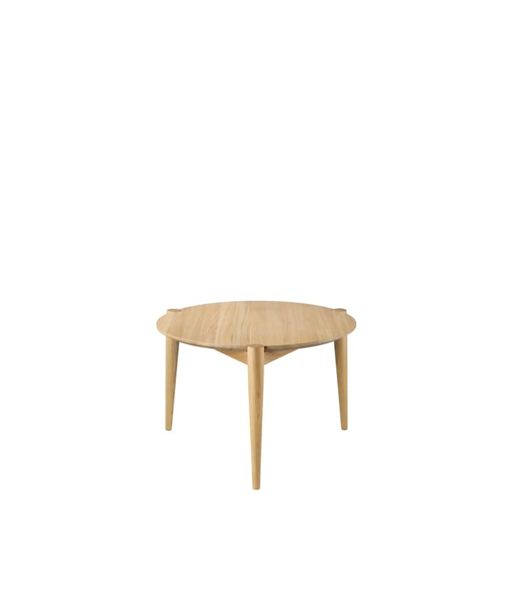 D102 Søs coffee table Ø55 cm - Oak nature lacquered - FDB Møbler