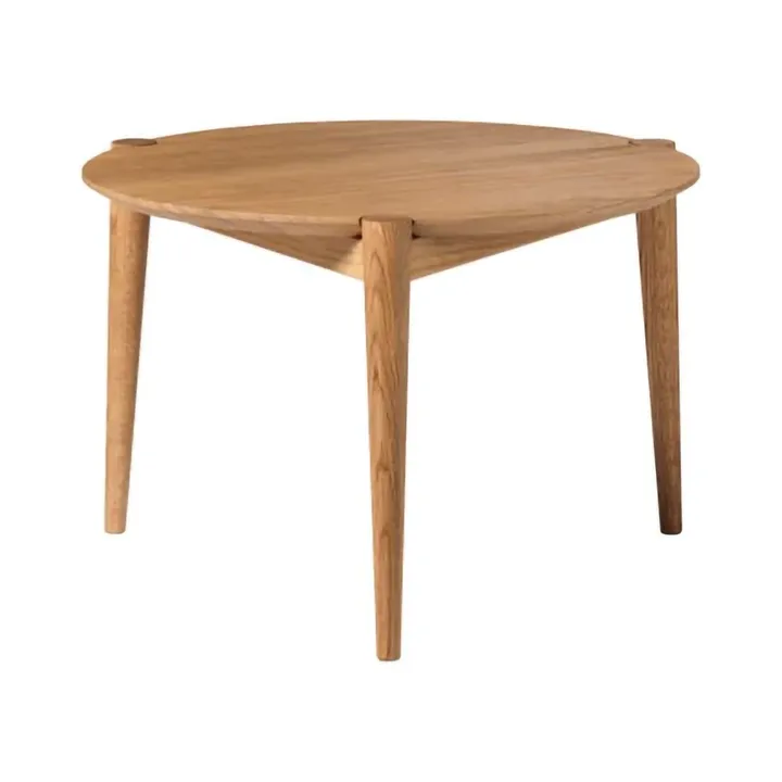 D102 Søs coffee table Ø55 cm - Oak solid oiled - FDB Møbler