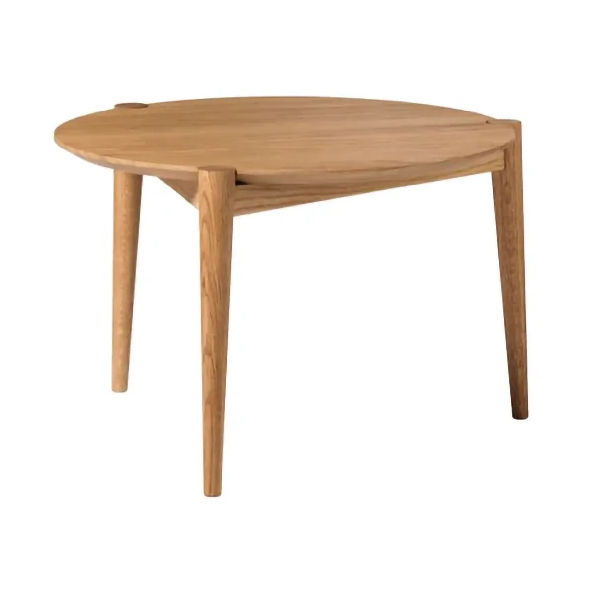D102 Søs coffee table Ø55 cm, Oak solid oiled FDB Møbler