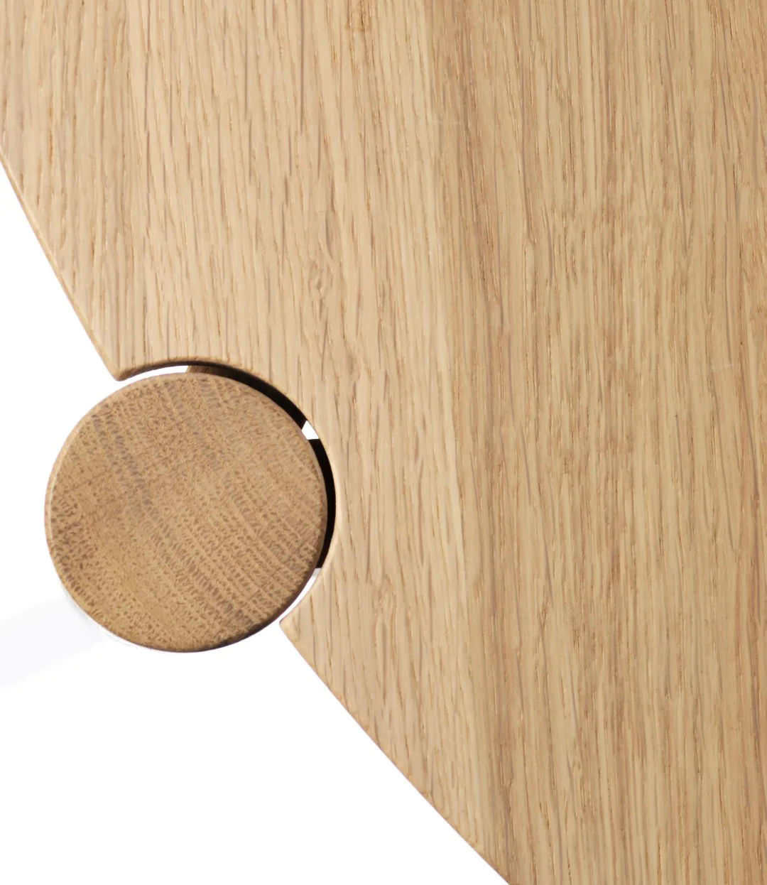 D102 Søs coffee table Ø70 cm, Oak nature lacquered FDB Møbler