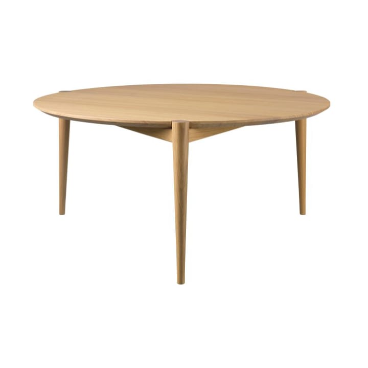 D102 Søs coffee table Ø85 cm - Oak nature lacquered - FDB Møbler