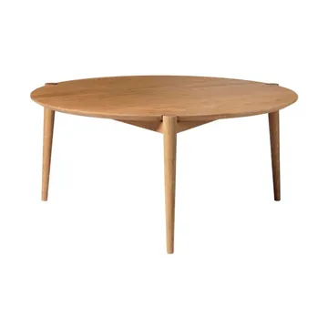 D102 Søs coffee table Ø85 cm - Oak solid oiled - FDB Møbler