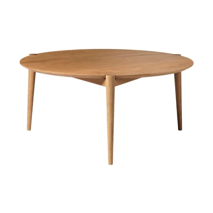 D102 Søs coffee table Ø85 cm - Oak solid oiled - FDB Møbler