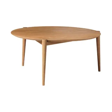D102 Søs coffee table Ø85 cm - Oak solid oiled - FDB Møbler