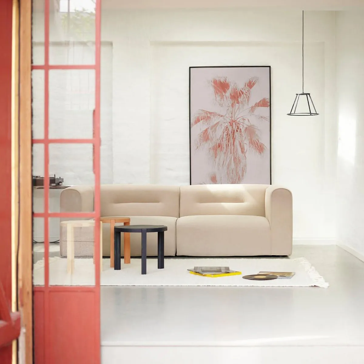 D108 Ragnesminde coffee table Ø48 cm, Midnight blue FDB Møbler