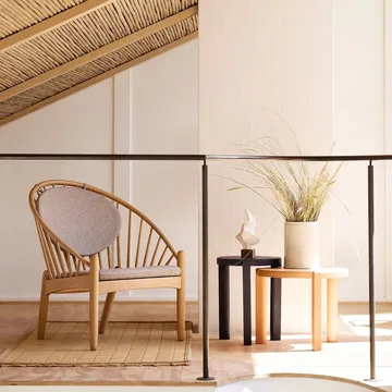 D108 Ragnesminde coffee table Ø48 cm - Peach - FDB Møbler