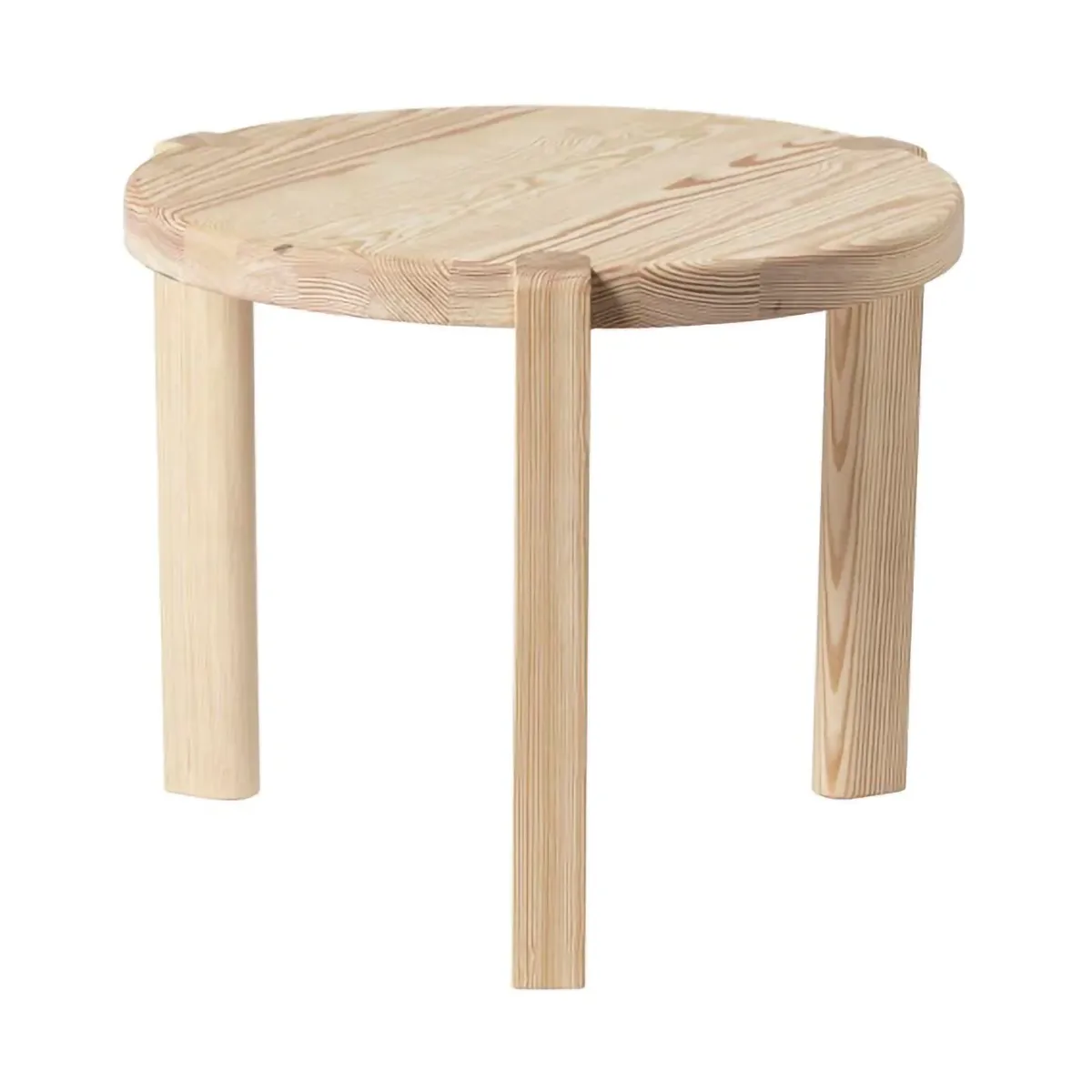 D108 Ragnesminde coffee table Ø48 cm, Pine untreated FDB Møbler