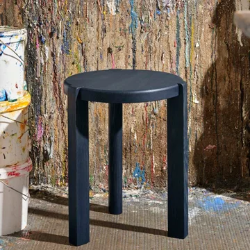 D108 Ragnesminde side table Ø35 cm
 - Midnight blue - FDB Møbler