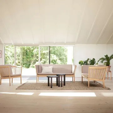 D108 Ragnesminde side table Ø35 cm
 - Midnight blue - FDB Møbler