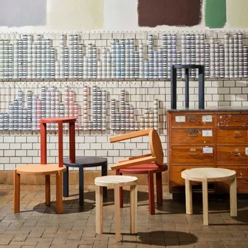 D108 Ragnesminde side table Ø35 cm
 - Nature - FDB Møbler