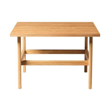 D33 coffee table 80x80 cm - Oak solid oiled - FDB Møbler