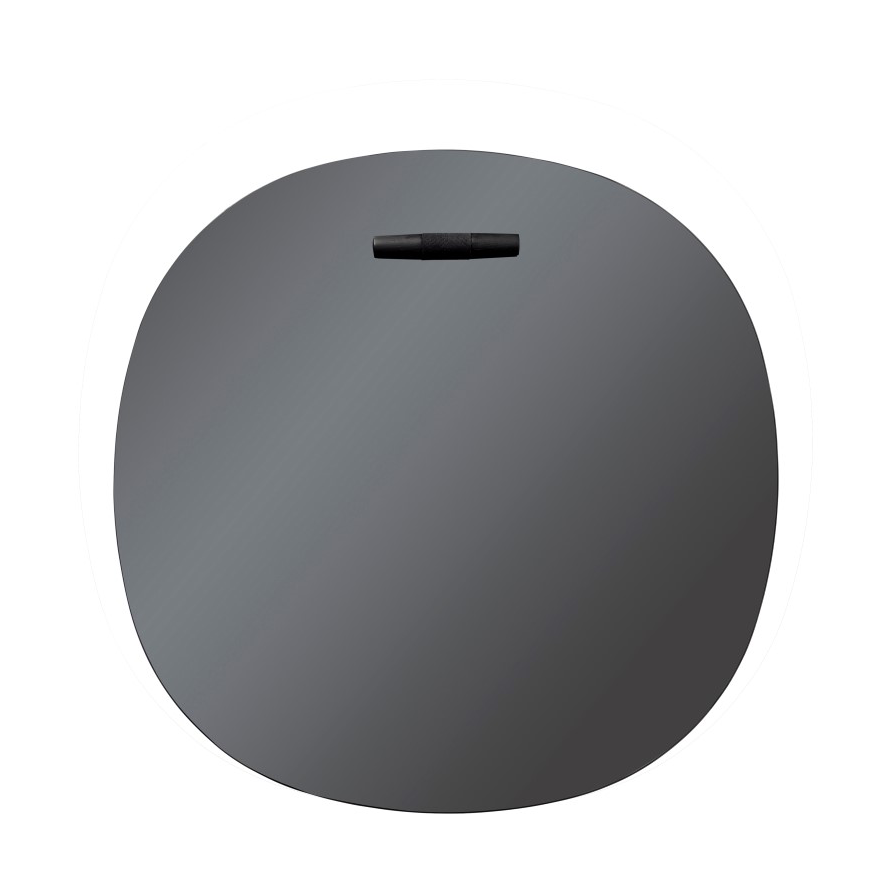 FDB Mobler I4 Birkso wall mirror Oak black painted toned o50 cm