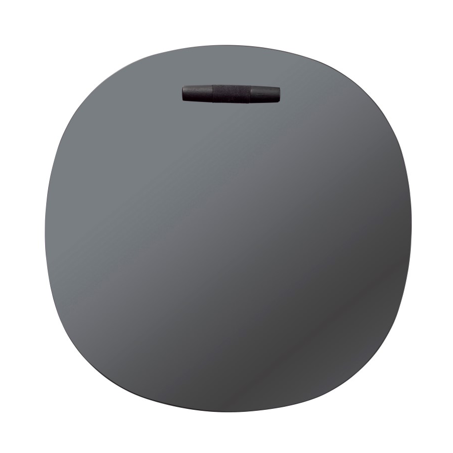 FDB Mobler I4 Birkso wall mirror Oak black painted toned o70 cm