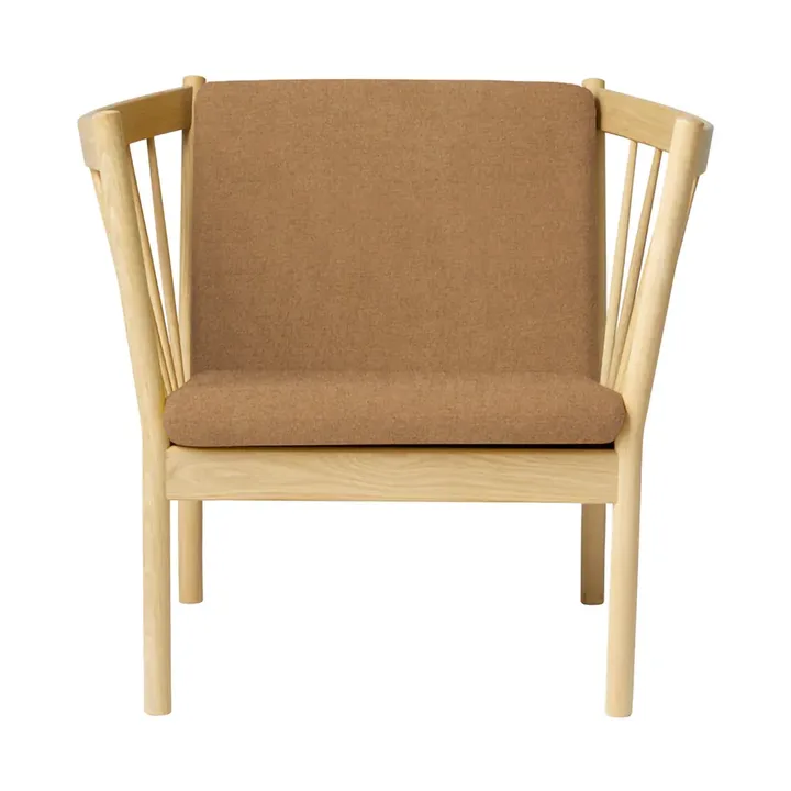 J146 armchair - Oak lacquered-brown - FDB Møbler