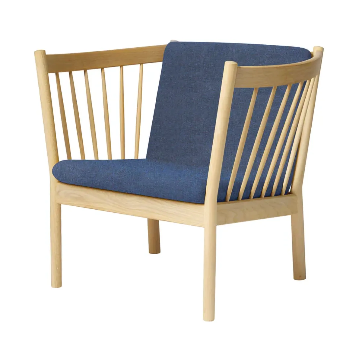 J146 armchair, Oak lacquered-dark blue FDB Møbler