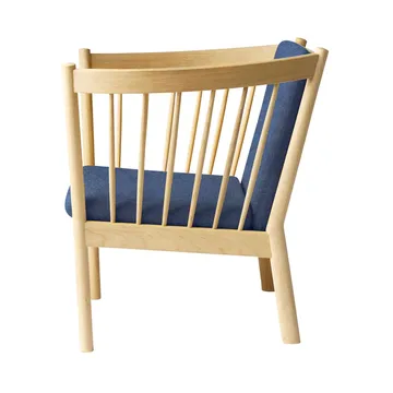 J146 armchair - Oak lacquered-dark blue - FDB Møbler