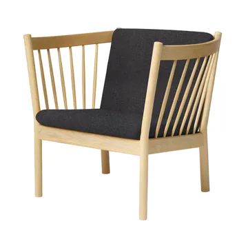J146 armchair - Oak lacquered-dark grey - FDB Møbler