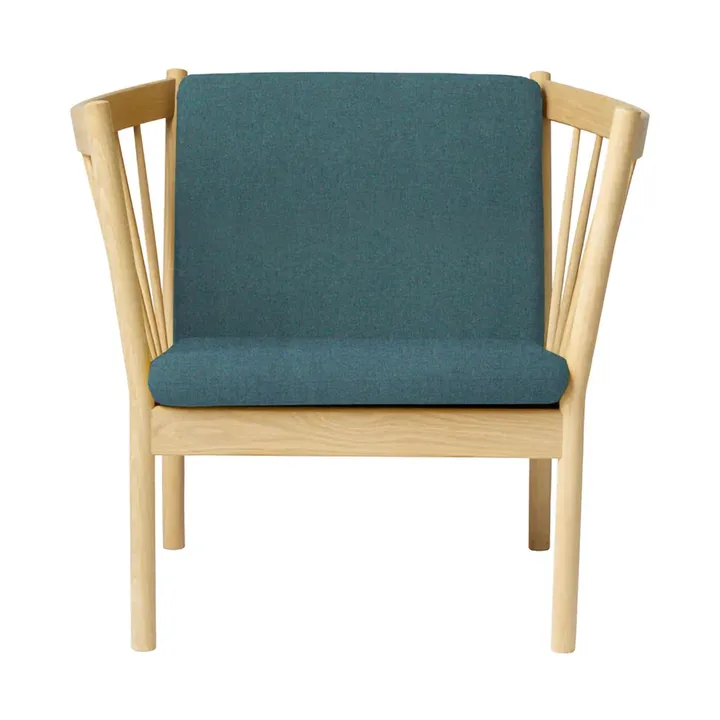 J146 armchair - Oak lacquered-green - FDB Møbler