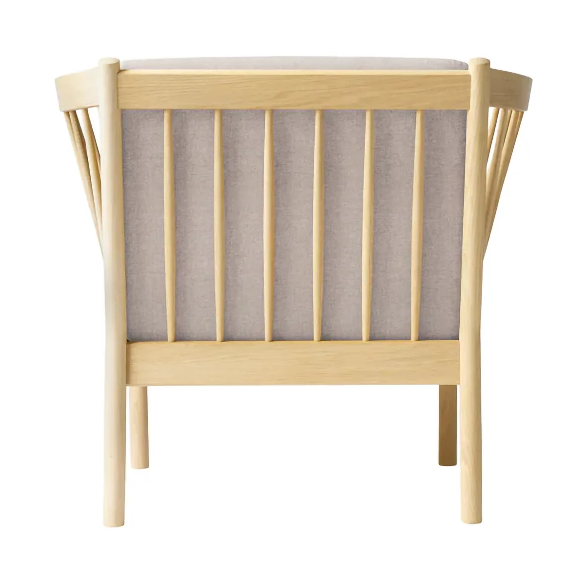 J146 armchair, Oak lacquered-light grey FDB Møbler