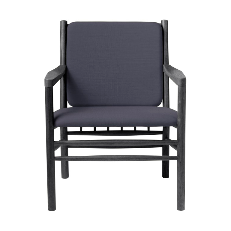 FDB Mobler J147 armchair Oak black painted-dark blue